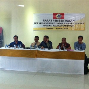 Muhammad Yunus Abbas dan tim formatur pembentukan pengurus KKSS Kaltara (HFA)