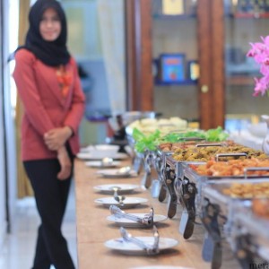 Beberapa menu yang disajikan saat open house idul adha Walikota Tarakan (hfa)