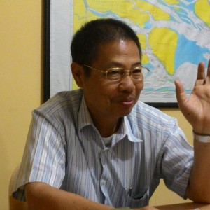 Direktur Perusda Tarakan Tigor Nainggolan (run)