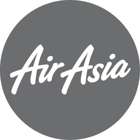 Logo Air Asia Berduka Berwarna Abu-Abu (Fanspage FB Air Asia)