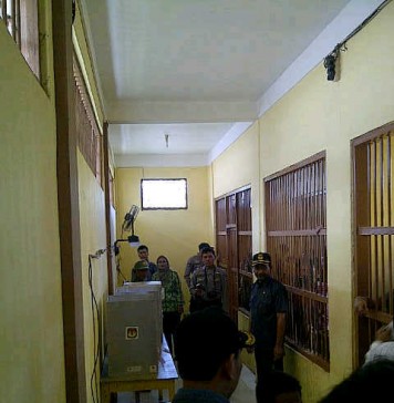 KPUD Tarakan Mengunjungi Tahanan Polres Tarakan