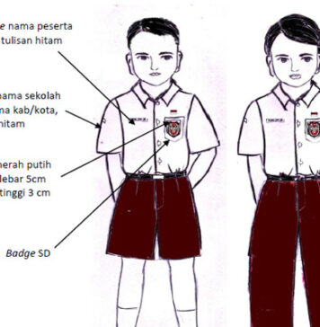 Seragam sekolah wajib ikut Permendikbud 45 Tahun 2014.