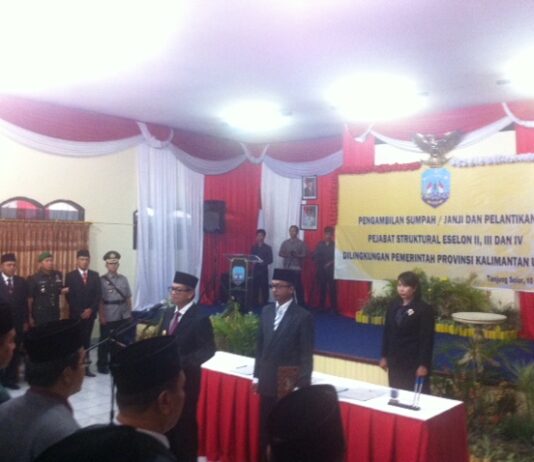 293 Pejabat pemprov Kaltara dilantik, Pj Gubernur : Berikan Yang Terbaik!
