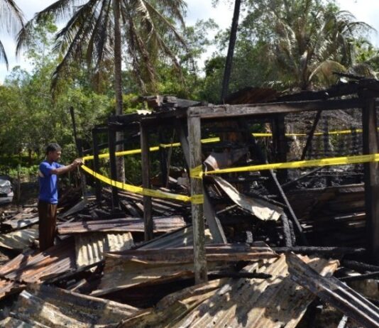 Satu Rumah di Mamburungan Dilalap Si Jago Merah Karena Hubungan Pendek Arus Listrik