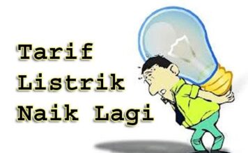 listrik naik ilustrasi