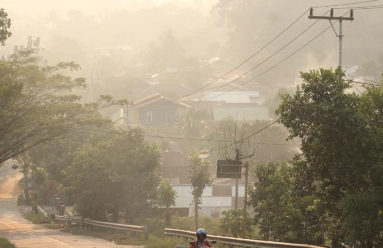 Kondisi kabut asap yang semakin parah