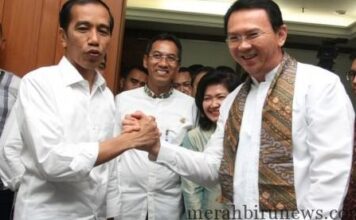 Akhirnya, Presiden Jokowi Lantik Ahok Jadi Gubernur DKI Jakarta Jokowi Ahok (Antara)