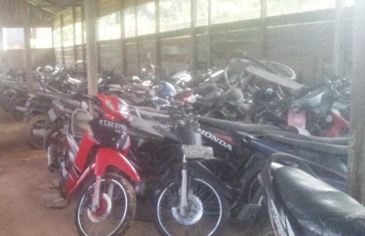 Lama Tersimpan, 146 Unit Barang Bukti Kendaraan Segera Dilelang