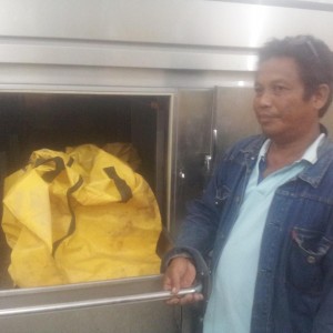 Jasad Almarhum Rasyid Korban Kebakaran RT.3 Karang Rejo Kcematan Tarakan Barat (ctr)