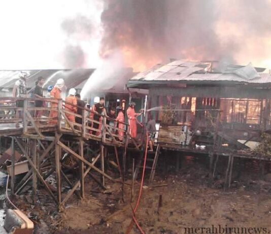 Musibah Kebakaran Kembali Menimpa Selumit Pantai Tarakan