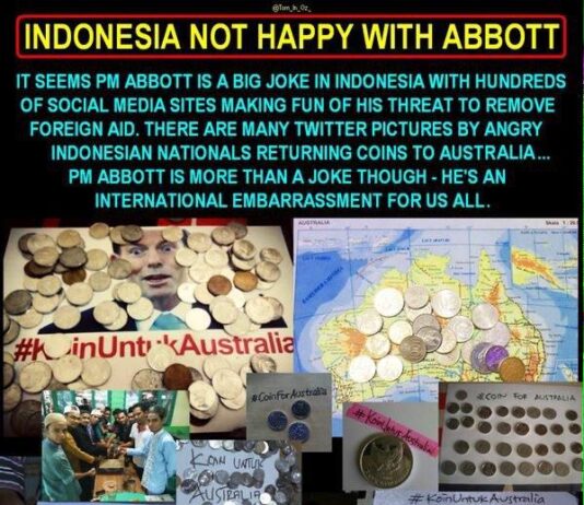 Heboh Tagar #KoinUntukAustralia #CoinforAustralia #CoinforAbbott Terkait Pernyataan Tomy Abbott Salah satu photo di tagar Di Twitter Heboh Tagar #KoinUntukAustralia #CoinforAustralia