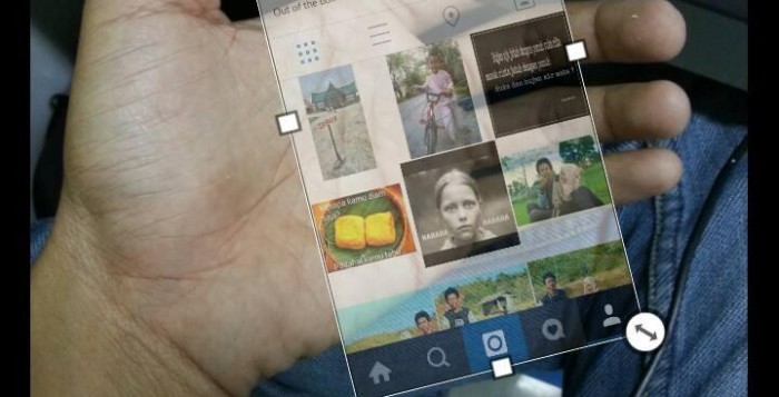 Cara Membuat #InstagramInHand Instagram Tembus Pandang