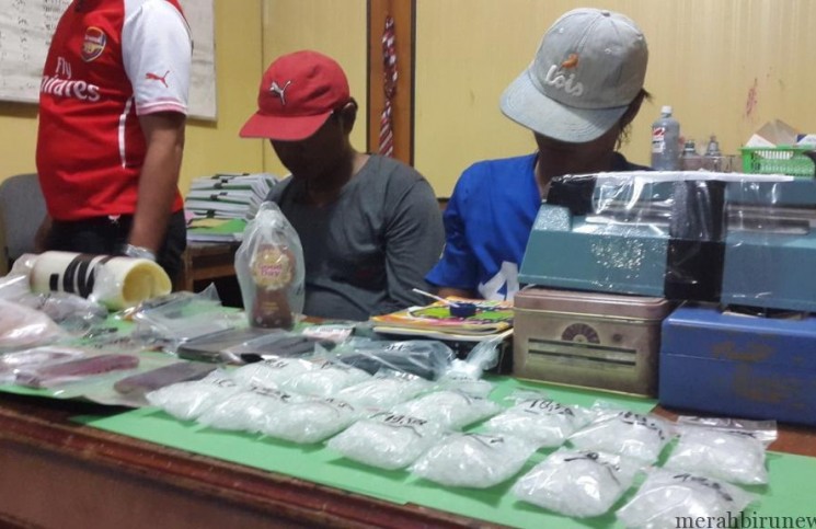 Januari – Pertengahan April 2015, 35 Kasus Narkoba terungkap, 63 tersangka diamankan
