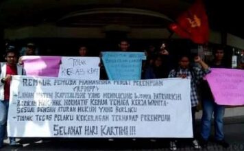 Peringati Hari Kartini, mahasiswa Tarakan turun ke jalan