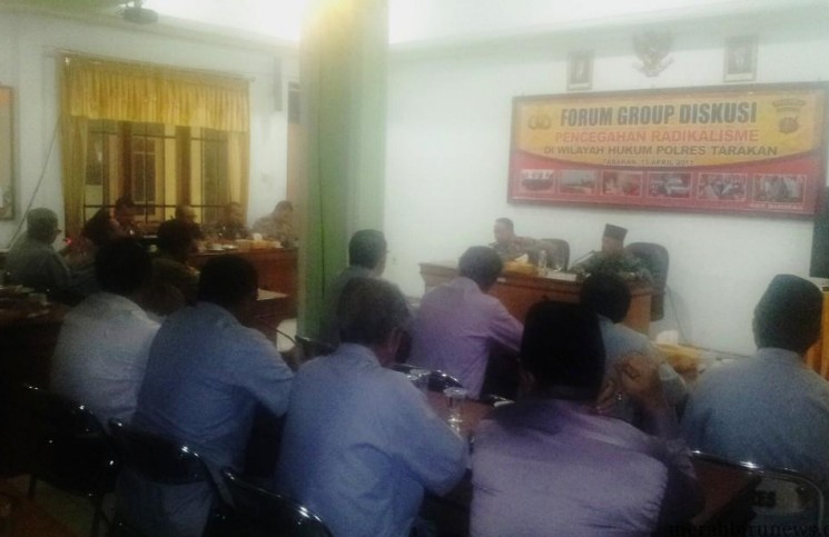 Cegah ISIS dan Paham Radikal, Polres Tarakan ajak diskusi FKUB