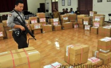 Naskah Soal ujian nasional SMA dan SMK di Tarakan dijaga ketat kepolisian