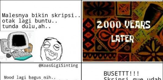Kumpulan Meme Skripsi Yang Bikin Kamu Semangat Skripsi !