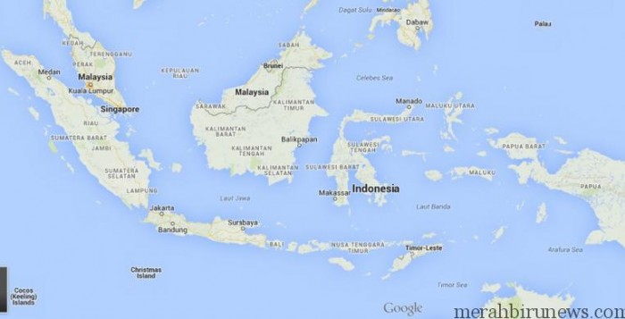 Peta NKRI 2015 Baru, Ada Penambahan Di Batas Laut Teritorial Indonesia Peta_Indonesia (googlemap)