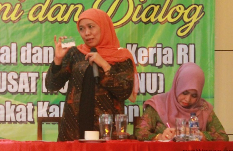 Menteri Sosial Kofifah Indar Parawansa (hfa)