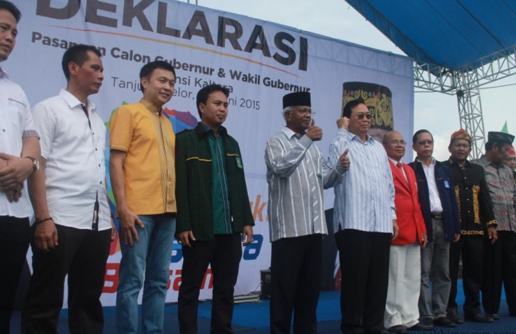 Jusuf SK dan Martin Billa resmi Bacalon Gub-Wagub Kaltara