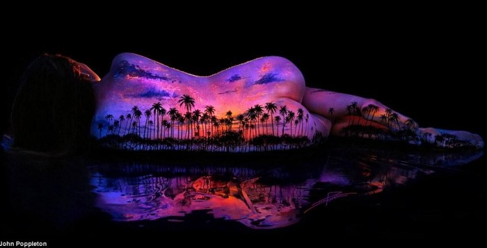 Inilah Kumpulan Photo Body Painting John Poppleton Paling Keren Yang Pernah Dibuat