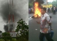 Dosen UBT Mogok Ngajar, Tutup Kampus Dengan Bakar Ban