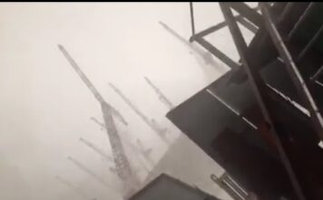 Inilah Video Detik Detik Saat Crane Di Masjidil Haram Roboh