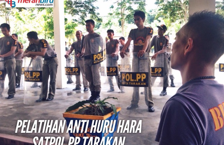 Antisipasi Kericuhan Massa, Satpol PP Diberikan Pelatihan Anti Huru Hara