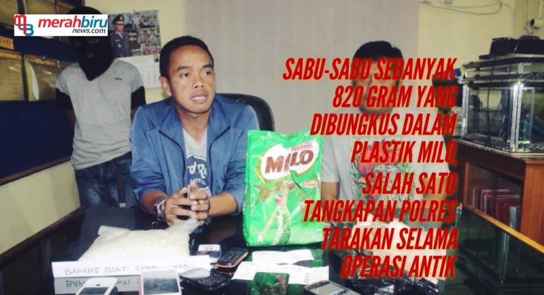 3 Minggu Operasi Antik, Polres Tarakan Sita 1,4 Kg Sabu-sabu