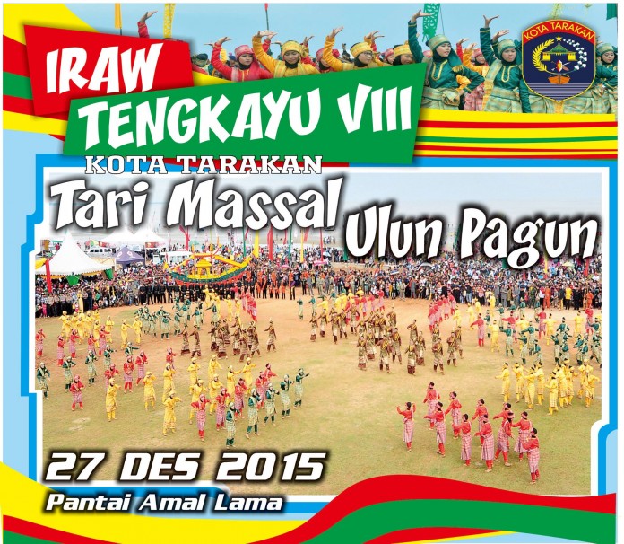 Festival IRAW Tengkayu 2015 Kota Tarakan - Tari Massal Ulun Pagun