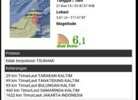 Gempa Bumi 21 Desember 2015 Tarakan Kalimantan Utara