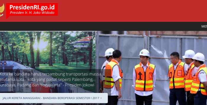 Presiden.go.id, Website Sarana Komunikasi Digital Presiden Presiden.GO.ID Website Pemerintah Jokowi