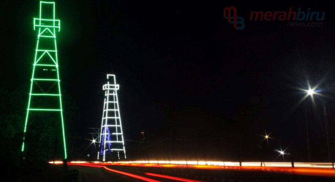 Lampu Di Sumur Minyak Bersejarah, Jadikan Tarakan Di Waktu Malam Lebih Indah