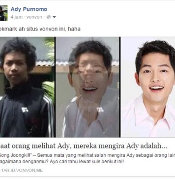 Vonvon, Situs Yang Bikin Kamu Dikira Mirip Artis Buat Seru – Seruan Vonvon Situs Yang Bikin Kamu Mirip Artis