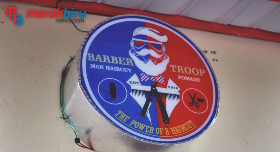 Barber Troop Man Haircut, Percaya Deh Keluar Dari Sini Kamu Jadi Ganteng