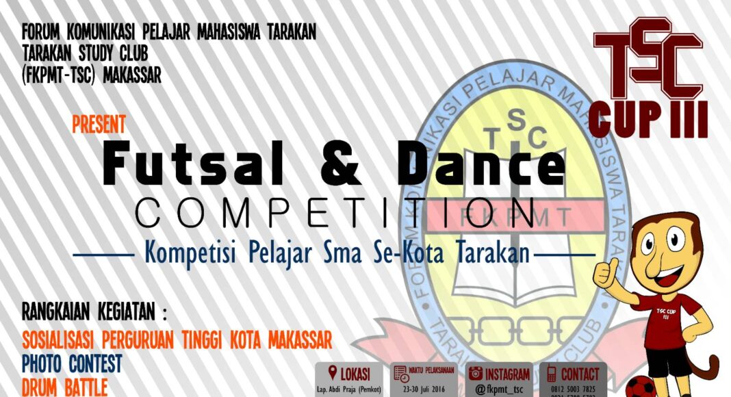Tarakan Study Cup III , Ajang Pembuktian Tim Futsal Pelajar Terbaik Kota Tarakan