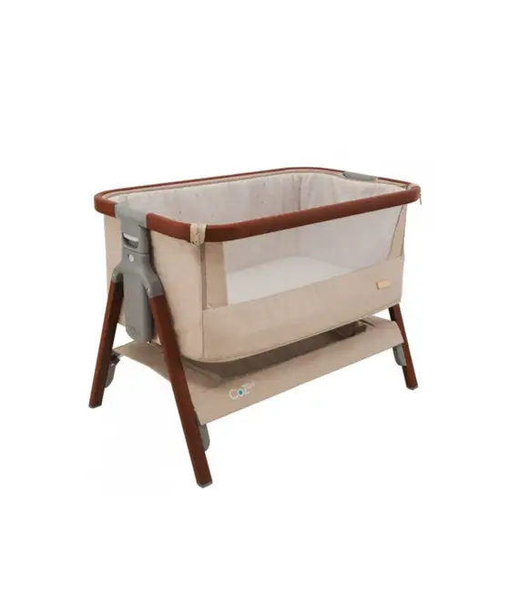 tempat tidur bayi TUTTI BAMBINI COZEE BEDSIDE CRIB - WALNUT AND PUTTY